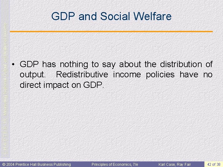 C H A P T E R 18: Measuring National Output and National Income