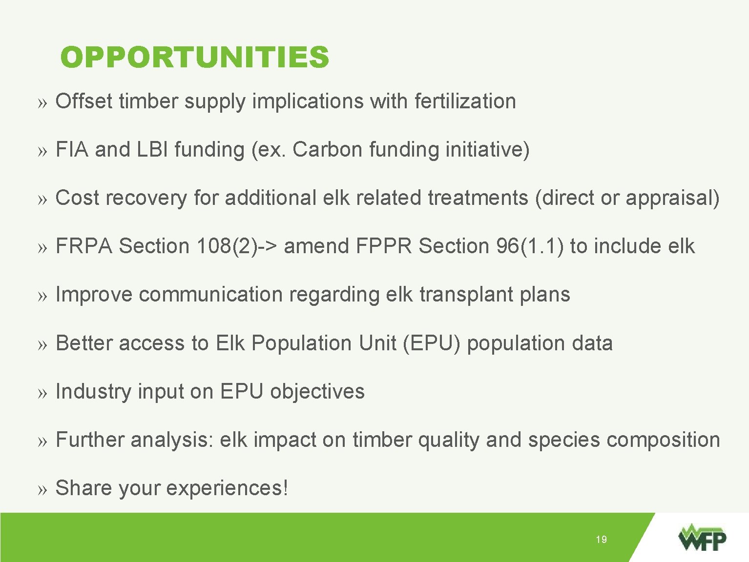 OPPORTUNITIES » Offset timber supply implications with fertilization » FIA and LBI funding (ex.