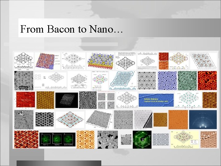 From Bacon to Nano… 