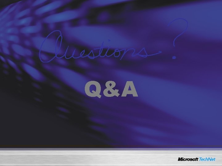 Q&A 