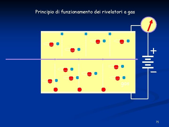 Principio di funzionamento dei rivelatori a gas 75 