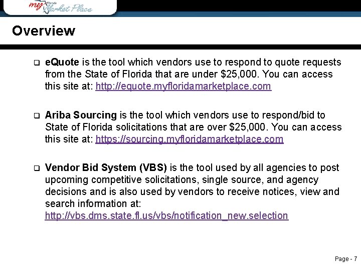 Overview q e. Quote is the tool which vendors use to respond to quote