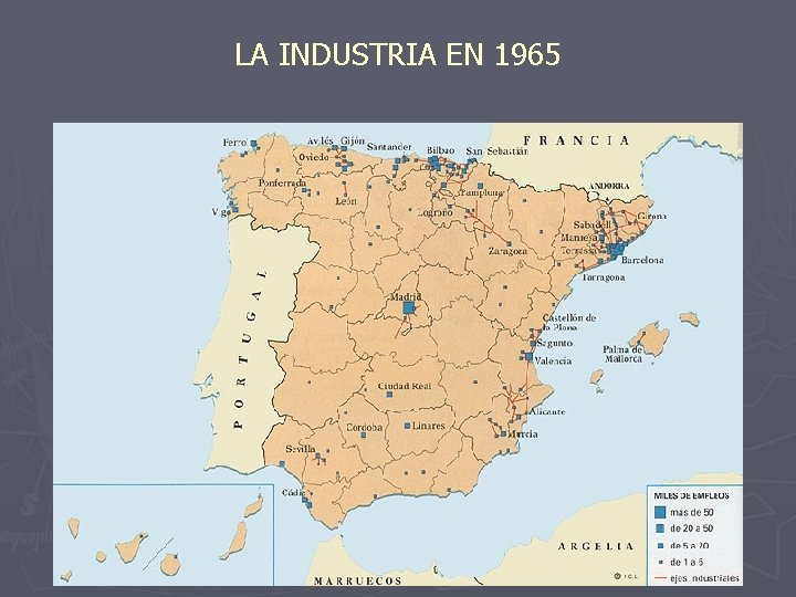 LA INDUSTRIA EN 1965 