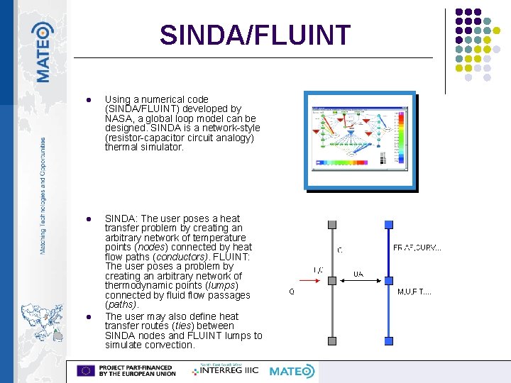 SINDA/FLUINT l Using a numerical code (SINDA/FLUINT) developed by NASA, a global loop model