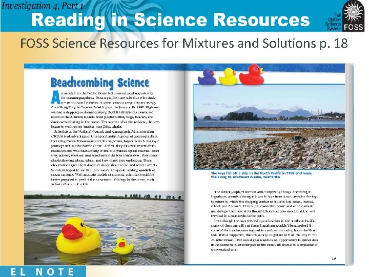 FOSS Science Resources for Mixtures and Solutions p. 18 