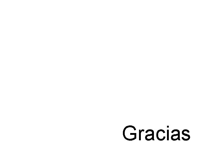 Gracias 