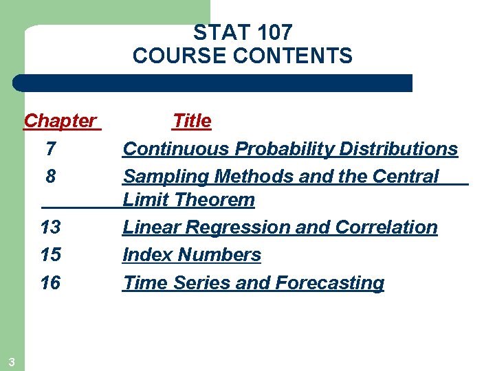 Statistical Techniques in Business Economics Douglas Lind William