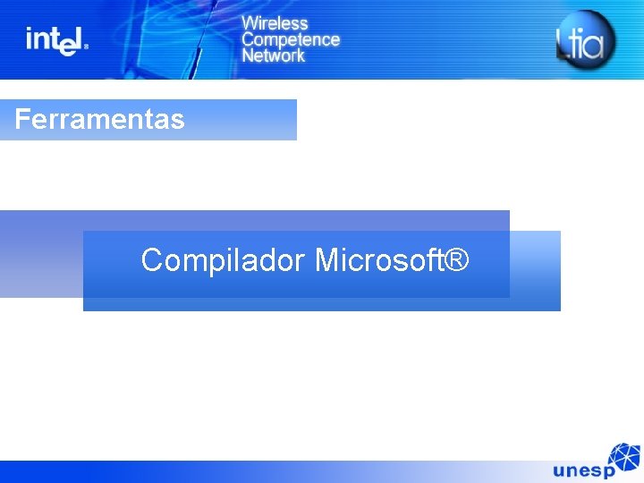 Ferramentas Compilador Microsoft® 