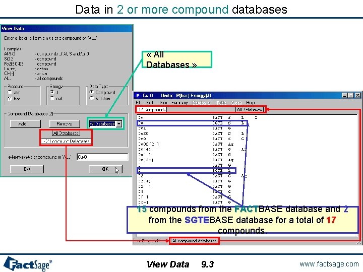 Data in 2 or more compound databases « All Databases » 15 compounds from