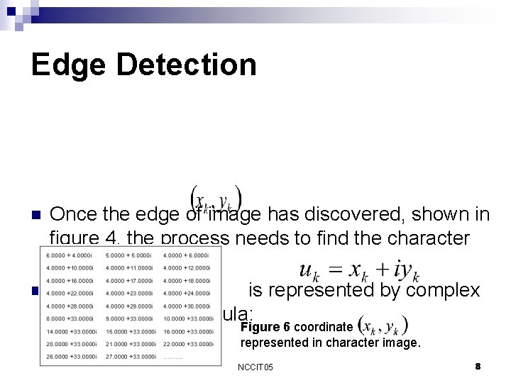Edge Detection n n Once the edge of image has discovered, shown in figure