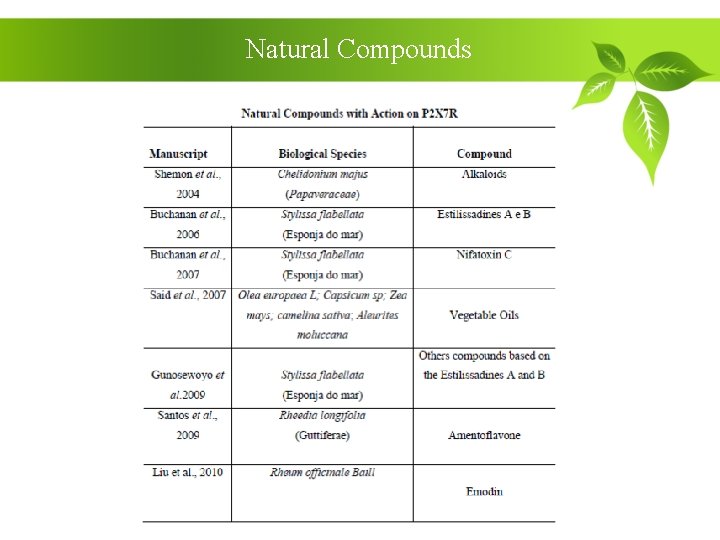 Natural Compounds 