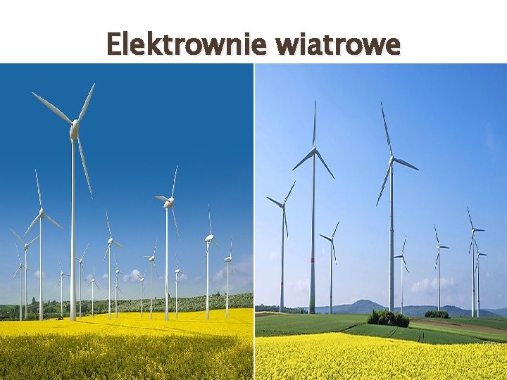 Elektrownie wiatrowe 