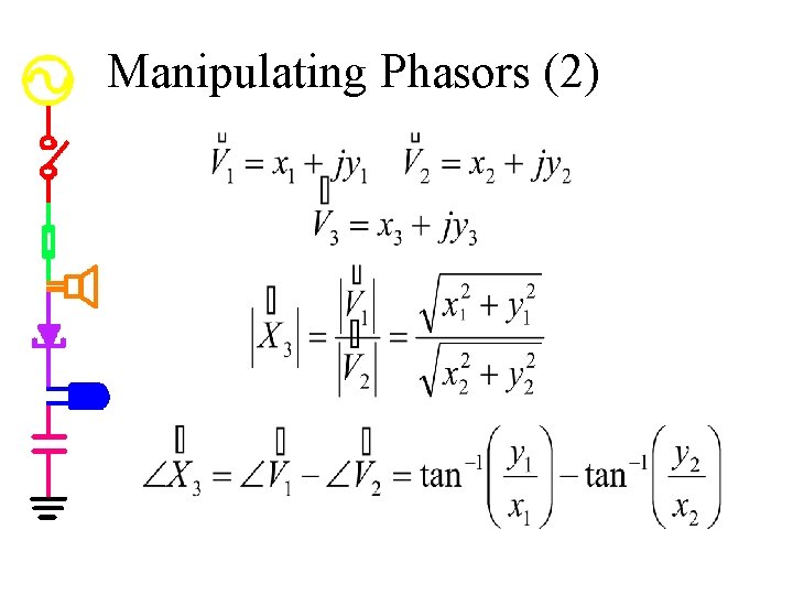 Manipulating Phasors (2) 
