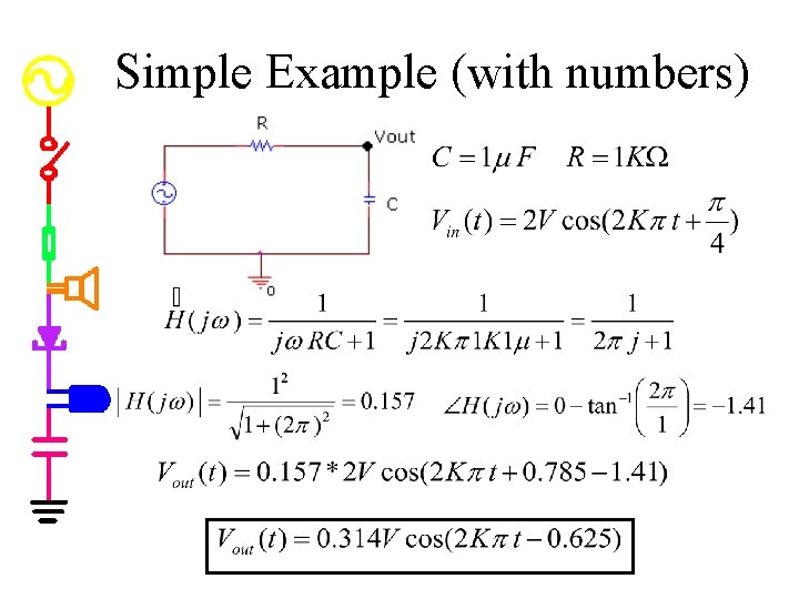 Simple Example (with numbers) 