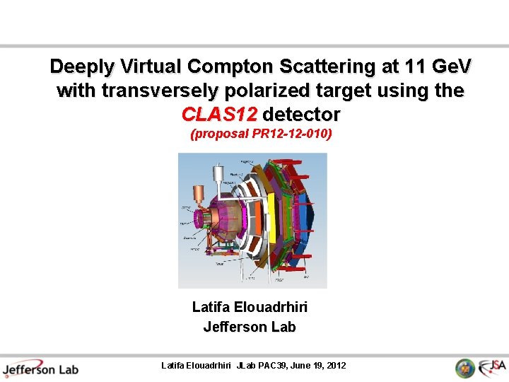 Deeply Virtual Compton Scattering at 11 Ge. V with transversely polarized target using the