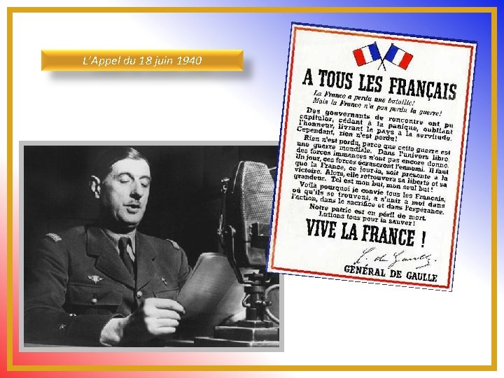 L’Appel du 18 juin 1940 