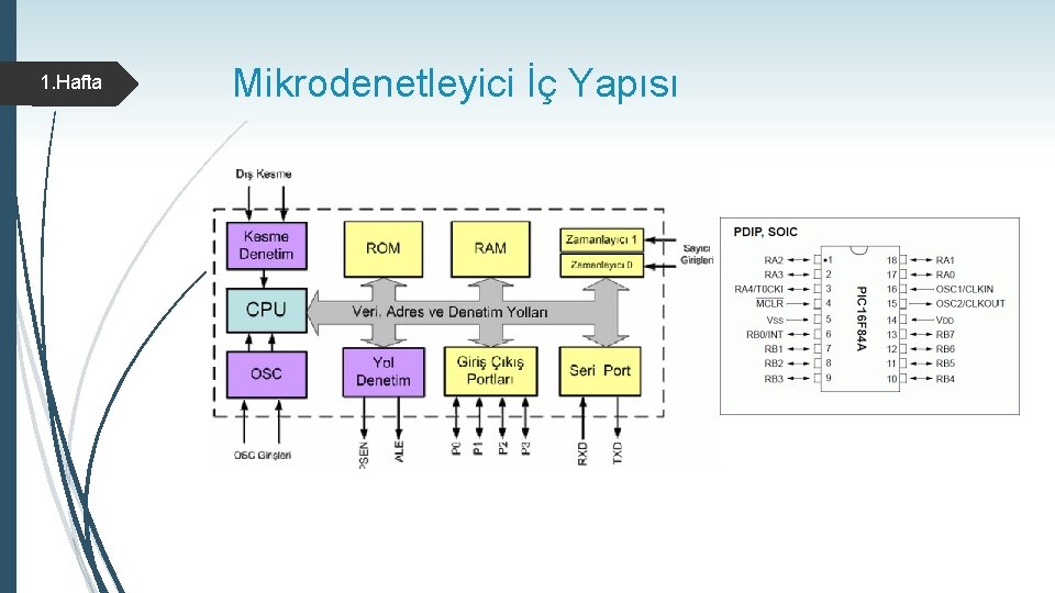 1. Hafta Mikrodenetleyici İç Yapısı 