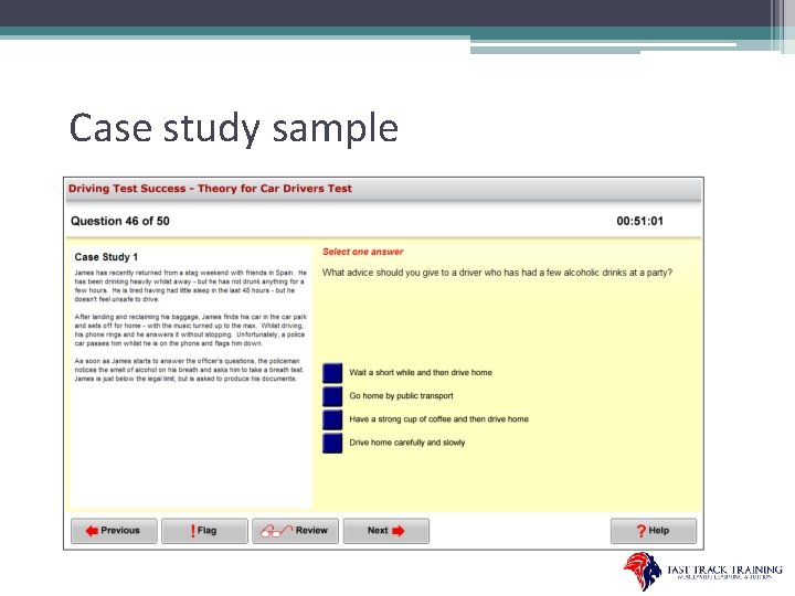 Case study sample 