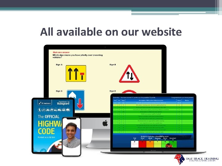 All available on our website 