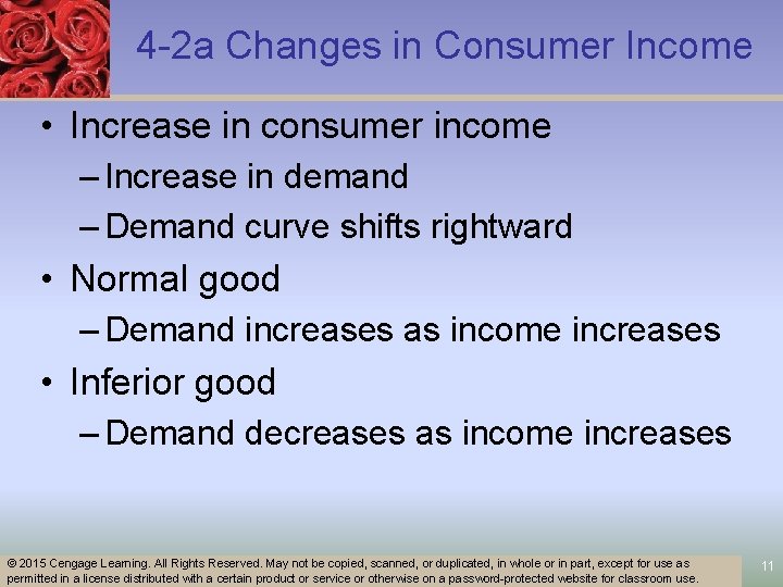 4 -2 a Changes in Consumer Income • Increase in consumer income – Increase