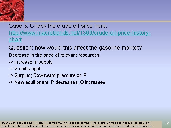 Case 3. Check the crude oil price here: http: //www. macrotrends. net/1369/crude-oil-price-historychart Question: how