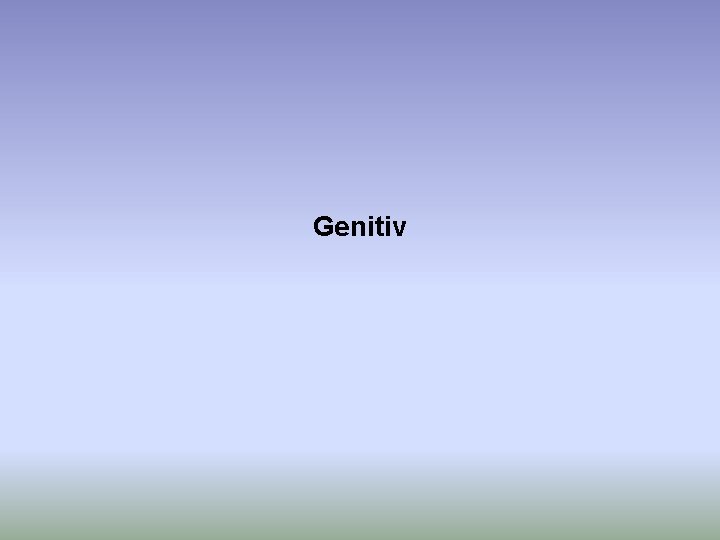 Genitiv 