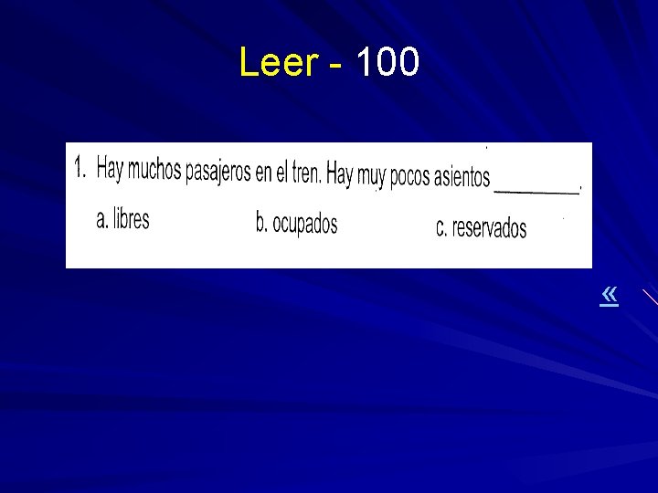 Leer - 100 « 