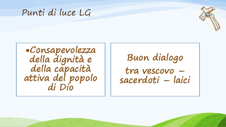 Punti di luce LG Consapevolezza della dignità e della capacità attiva del popolo di