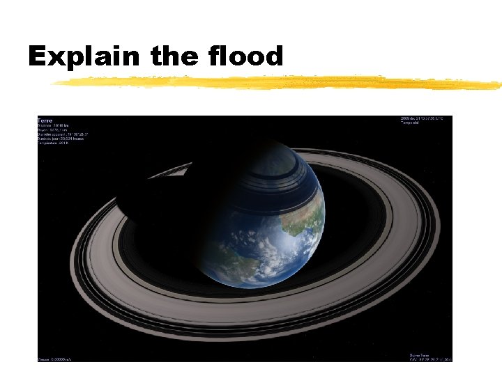 Explain the flood 