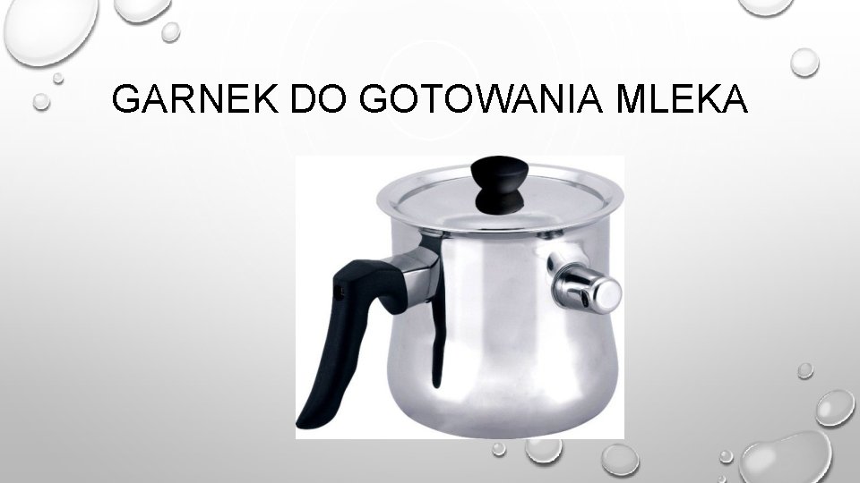 GARNEK DO GOTOWANIA MLEKA 