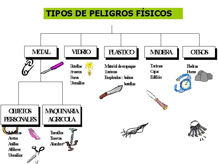 TIPOS DE PELIGROS FÍSICOS 