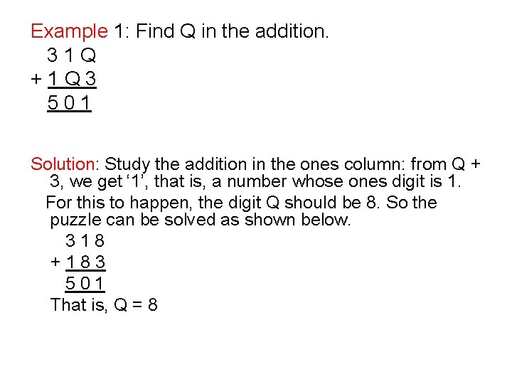 CHAPTER16 PLAYING WITH NUMBERS Numbers in General Form