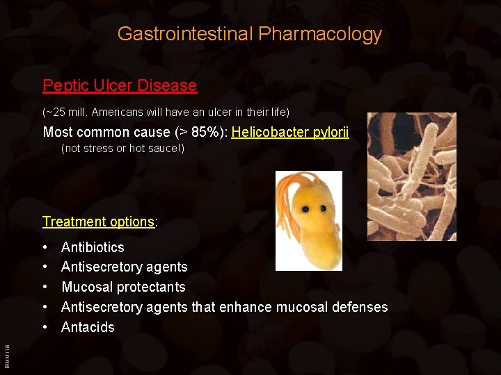 Gastrointestinal Pharmacology Peptic Ulcer Disease (~25 mill. Americans will have an ulcer in their Gastrointestinal Pharmacology Peptic Ulcer Disease (~25 mill. Americans will have an ulcer in their