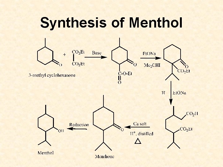 Synthesis of Menthol 