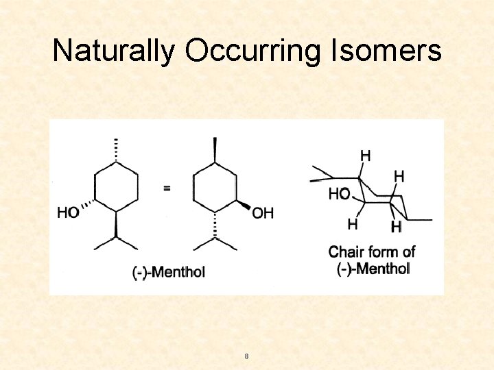 Naturally Occurring Isomers 8 