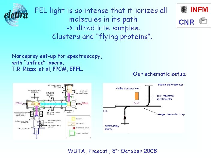 FEL light is so intense that it ionizes all molecules in its path ->