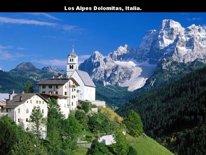 Los Alpes Dolomitas, Italia. 