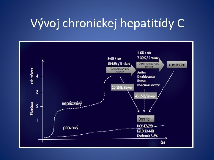 Vývoj chronickej hepatitídy C 