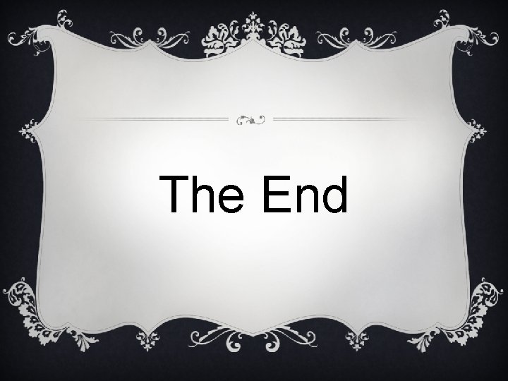 The End 