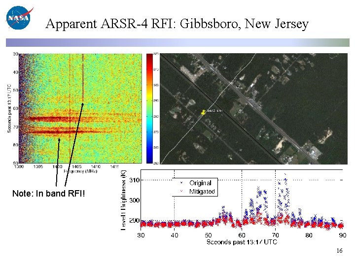 Apparent ARSR-4 RFI: Gibbsboro, New Jersey Note: In band RFI! 16 