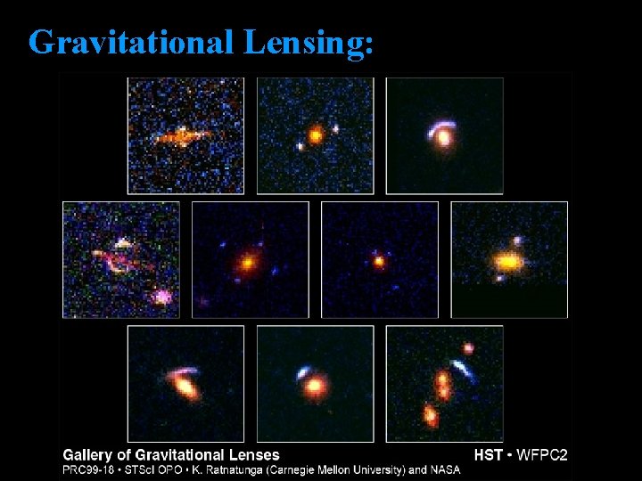 Gravitational Lensing: 