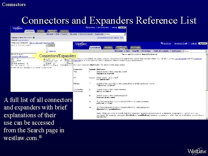 Connectors and Expanders Reference List Connectors/Expanders A full list of all connectors and expanders