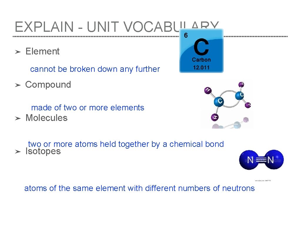 THE NATURE OF MATTER Big Q What are