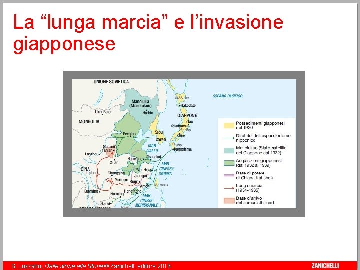 La “lunga marcia” e l’invasione giapponese 26 S. Luzzatto, Dalle storie alla Storia ©