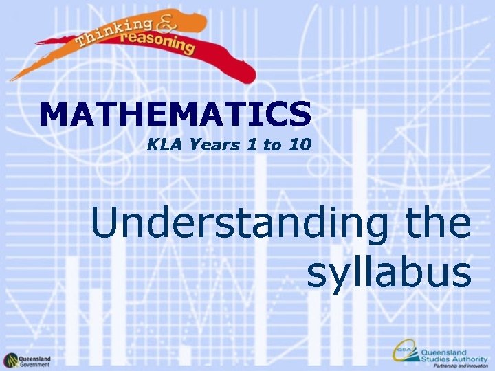MATHEMATICS KLA Years 1 to 10 Understanding the syllabus 