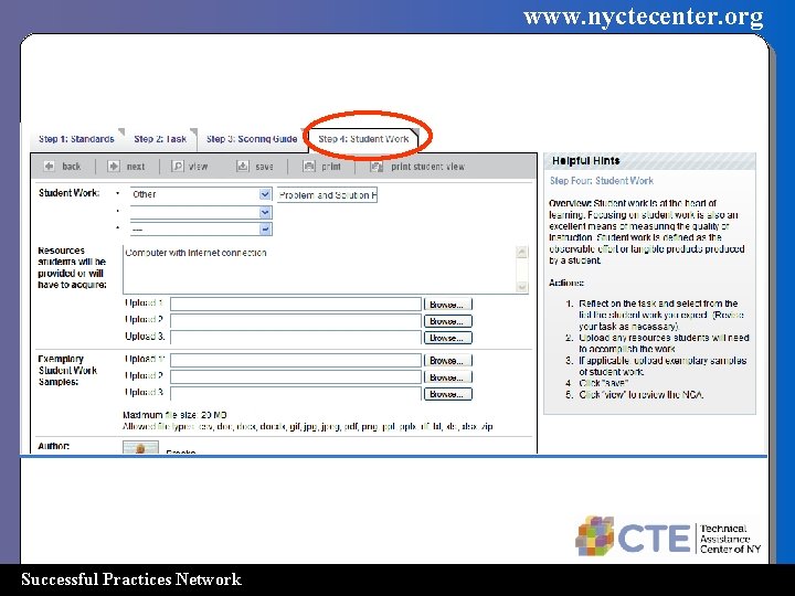 www. nyctecenter. org Successful Practices Network 