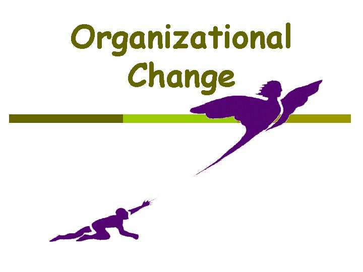 Organizational Change 