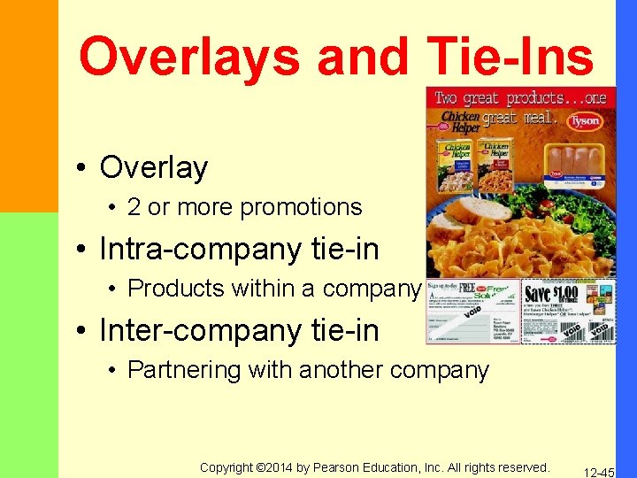 Overlays and Tie-Ins • Overlay • 2 or more promotions • Intra-company tie-in •