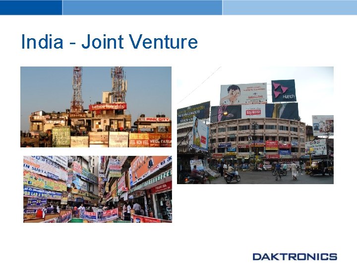 India - Joint Venture 