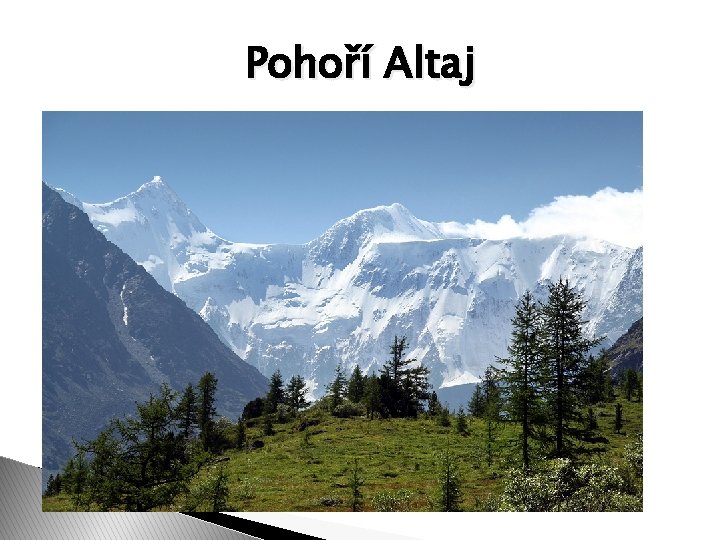 Pohoří Altaj 